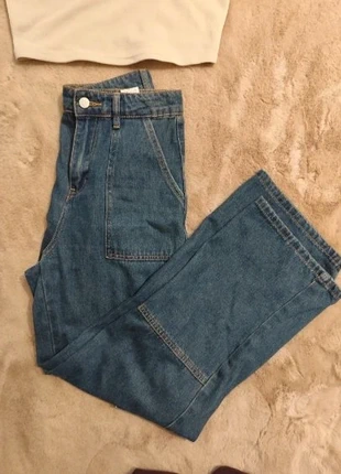 Jean wide leg bleu 🔥, marque: Dazy, état: Neuf sans étiquette, taille: Autre, 10,00 €, 11,20 € Protection acheteurs incluse