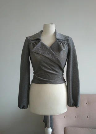 Camicia anni 70 in lurex argentato - Camicia anni 70 Capodanno - 70s blouse - 70s shirt, marque: Vintage, état: Très bon état, taille: S / 36 / 8, 24,00 €, 25,90 € Protection acheteurs incluse