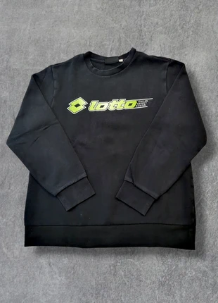 Sweat / Crewneck Lotto vintage noir logo floqué - L, marque: Lotto, état: Très bon état, taille: L, 18,00 €, 19,60 € Protection acheteurs incluse