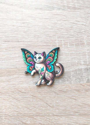 Broche chat papillon old school tattoo rockabilly vintage 6x5cm, brand: chat, condition: New without tags, €8.50, €9.63 includes Buyer Protection Pro