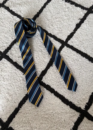 Like new blue yellow stripe tie ties stropdas gravata cordite cravate Mango Man 5,5cm business, merk: Mango, staat: Heel goed, € 13,99, € 15,39 inclusief Kopersbescherming