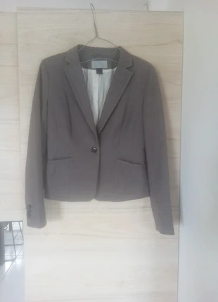 Veste H&M moderne classique, marron chiné, cintrée, marca: H&M, estado: Muy bueno, tamaño: S / 36 / 8, 10,00 €, 11,20 € Protección al comprador incluida