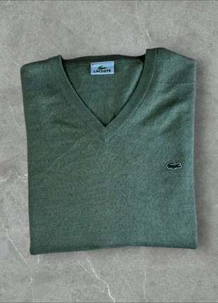 Pull Lacoste col V vert taille XL, marque: Lacoste, état: Très bon état, taille: XL, 25,00 €, 26,95 € Protection acheteurs (Pro) incluse