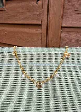 Gold Tone Charm Necklace with Pendants, brand: Handmade, condition: New without tags, £17.50, £19.08 includes Buyer Protection