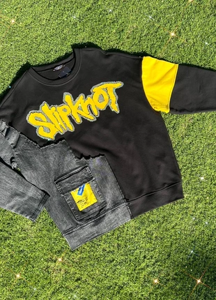 Sudadera Slipknot negra y amarilla, marque: Milano, état: Neuf avec étiquette, taille: Taille unique, 31,00 €, 33,25 € Protection acheteurs incluse