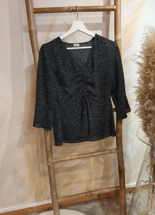 Blouse à pois Pimkie Taille 34/36, brand: Pimkie, condizioni: Ottime, taglia: S / IT 40 / EU 36, €3.00, €3.85 include la Protezione acquisti Pro