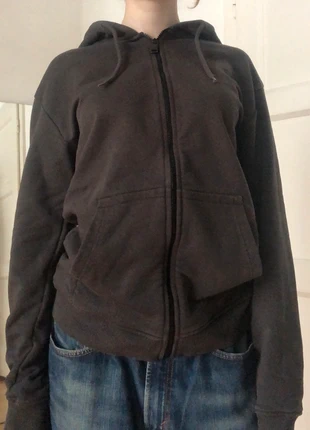 Baggy y2k pure 100% cotton zipper zip up hoodie sweater longsleeve jumper faded black, marke: cotton zipup hoodie, zustand: Gut, größe: S, 30,00 €, 32,20 € inklusive Vinted-Käuferschutz