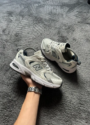 New Balance 530 blanc / bleu marine - Taille 38, brand: New Balance, condition: Very good, size: 38, €52.00, €55.30 includes Buyer Protection