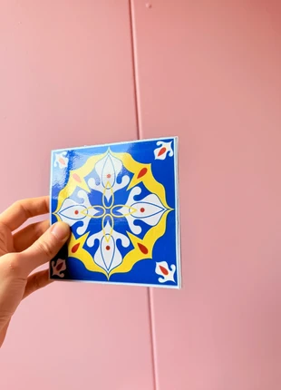 Set van 7 plaktegels - Zelfklevende wandtegels vinyl, marque: merkloos, état: Très bon état, 2,95 €, 3,80 € Protection acheteurs incluse