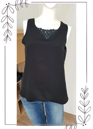 Débardeur noir, marca: Boutique Parisienne, estado: Muito bom, tamanho: Tamanho único, €6.00, €7.00 inclui Proteção do Comprador