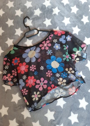 Top noir semi transparent, marque: Fashion, état: Neuf sans étiquette, taille: M / 38 / 10, 7,00 €, 8,05 € Protection acheteurs incluse