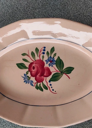 Sarreguemines Digoin, ramequin motif floral, marca: Digoin Sarreguemines, estado: Muy bueno, 12,00 €, 13,30 € Protección al comprador incluida