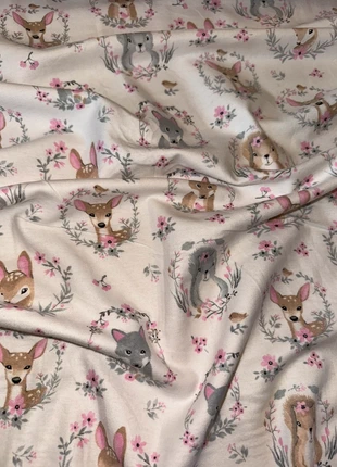 3 mtrs cream rabbit print brushed cotton fabric, brand: Cotton, condition: New without tags, size: Other, £22.00, £23.80 includes Buyer Protection