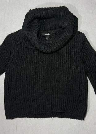 Pull col roulé court – taille XS, en acrylique de chez Jennyfer, marque: Jennyfer, état: Bon état, taille: XS / 34 / 6, 8,00 €, 9,10 € Protection acheteurs incluse