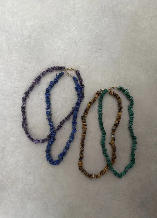 Lot de 4 collier en pierre, marca: Pierre, estado: Muito bom, €15.00, €16.45 inclui Proteção do Comprador