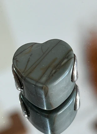 Picasso Jasper heart bead, brand: Artisan, condition: New without tags, £14.00, £15.40 includes Buyer Protection