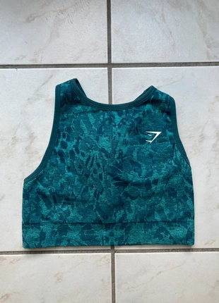 Brassière Gymshark taille S couleur vert, marke: Gymshark, zustand: Sehr gut, größe: S, 13,50 €, 14,88 € beinhaltet Vinted-Käuferschutz Pro
