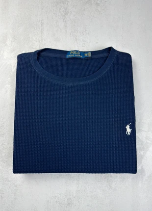 Ralph Lauren pull nid d'abeille col rond - Taille XXL - Bleu marine logo brodé blanc, marke: Ralph Lauren, zustand: Sehr gut, größe: XXL, 38,00 €, 40,60 € inklusive Vinted-Käuferschutz