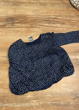 Chemisier cœur bleu, brand: Tape à l'œil, condition: Very good, size: 3-6 months / 62 cm, €2.00, €2.80 includes Buyer Protection