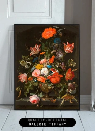 Affiche – Bouquet de fleurs vintage, brand: Fait Main, condition: Very good, €10.00, €11.20 includes Buyer Protection Pro