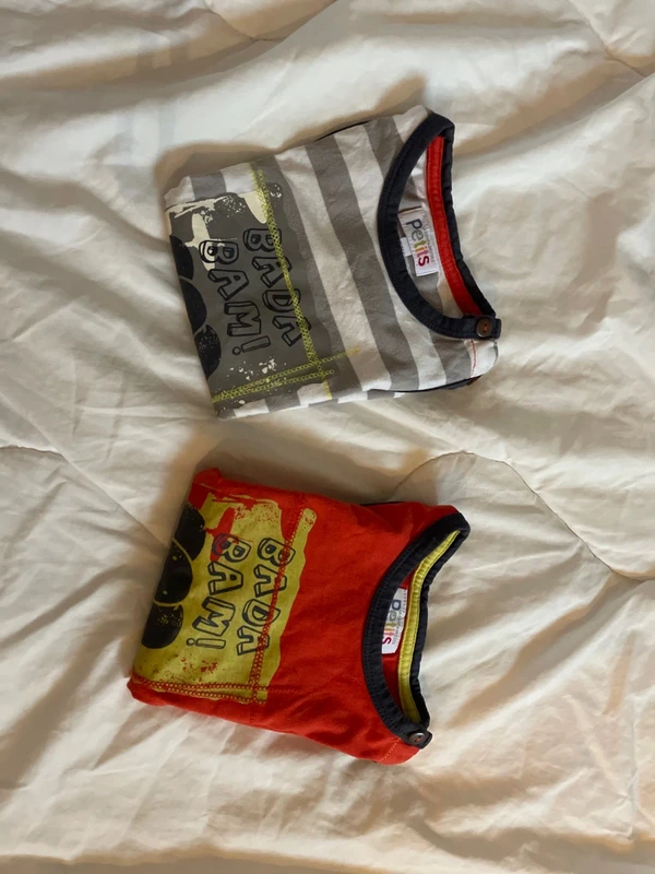 Lot de 2 débardeurs bébé garçon