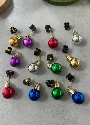 Petites boules de Noël pour cheveux ou barbes avec barrettes, marca: Noël, estado: Muy bueno, 3,00 €, 3,85 € Protección al comprador incluida