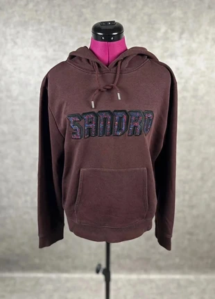 Beau sweat à capuche femme Sandro 38 - M bordeaux/marron, brand: Sandro, condition: Very good, size: M / 38 / 10, €49.00, €52.15 includes Buyer Protection Pro