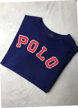 T-shirt Ralph lauren Xl gros logo bleu col rond, marke: Ralph Lauren, zustand: Sehr gut, größe: XL, 12,50 €, 13,83 € inklusive Vinted-Käuferschutz