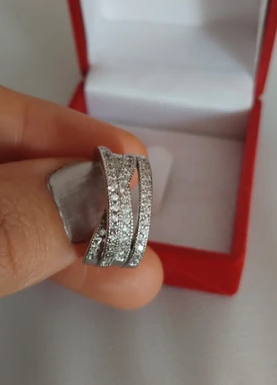 Bague en argent 925 avec poinçon – taille 58 – neuve, merk: Lux'or Ar, staat: Nieuw met prijskaartje, maat: 58.1 mm / 18.5 mm Ø, € 15,00, € 16,45 inclusief Kopersbescherming