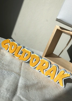 Figurine Goldorak logo figure deco, marke: Goldorak, zustand: Sehr gut, größe: Frühchen, bis 44, 10,00 €, 11,20 € beinhaltet Vinted-Käuferschutz Pro