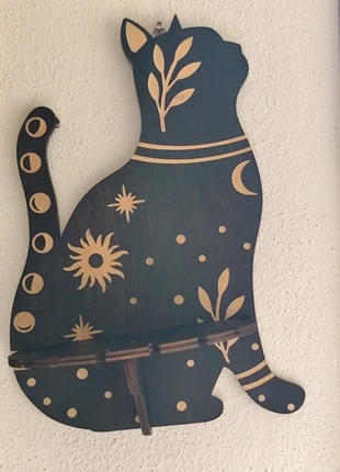 Supporto con mensola Gatto Nero, merk: Gatto nero, staat: Nieuw zonder prijskaartje, € 18,00, € 19,60 inclusief Kopersbescherming