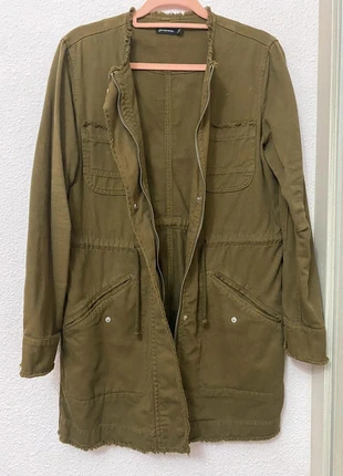 Abrigo verde caqui, marque: Stradivarius, état: Neuf sans étiquette, taille: M / 38 / 10, 28,00 €, 30,10 € Protection acheteurs incluse