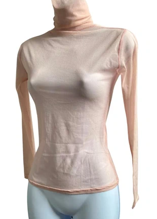 Top transparent en mesh rose poudré y2k S, brand: Vintage Dressing, condition: Very good, size: S / 36 / 8, €5.00, €5.95 includes Buyer Protection Pro