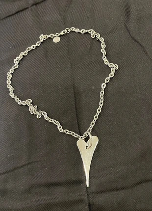 Miss Dee Silver Heart Necklace -26” chain & matching earrings 5cm drop, brand: Miss dee, condition: Very good, £21.00, £22.75 includes Buyer Protection