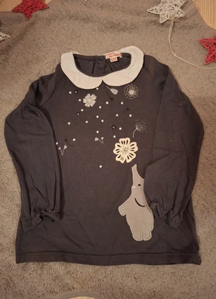 T-shirt manches longues, marca: Du Pareil au Même, estado: Muy bueno, tamaño: 18-24 meses / 86 cm, 1,00 €, 1,75 € Protección al comprador incluida