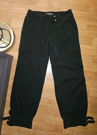 Pantalon à rayures noir vintage, marque: Boozzy, état: Neuf sans étiquette, taille: S / 36 / 8, 5,00 €, 5,95 € Protection acheteurs incluse