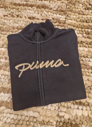 Veste zippée Puma vintage femme S / 36 – Noir logo brodé, marke: Puma, zustand: Gut, größe: S / 36 / 8, 10,00 €, 11,20 € inklusive Vinted-Käuferschutz
