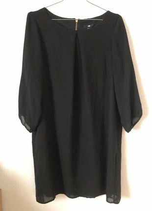 Robe noire en voile, marke: H&M, zustand: Sehr gut, größe: L / 40 / 12, 9,00 €, 10,15 € inklusive Vinted-Käuferschutz