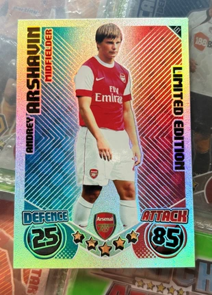 Arsenal Andrey Arshavin -Limited Edition- Match Attax -Premier League -2010- 11, brand: Topps, condition: Very good, £4.00, £4.90 includes Buyer Protection