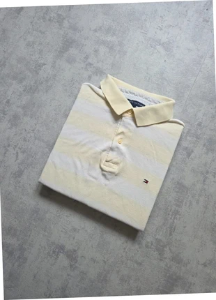 Polo Manche Courte Tommy Hilfiger Blanc Jaune Vintage XL Homme, marque: Tommy Hilfiger, état: Bon état, taille: XL, 5,00 €, 5,95 € Protection acheteurs incluse
