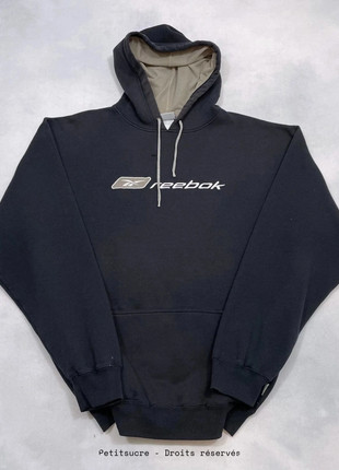 Pull Reebok y2k Bleu Marine brodé Sportswear Hoodie Sweatshirt - L /924B, marque: Reebok, état: Très bon état, taille: L, 29,00 €, 31,15 € Protection acheteurs (Pro) incluse