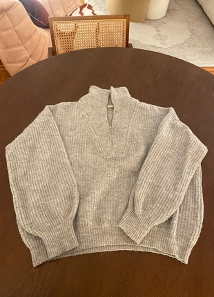 Pull maille col camionneur gris clair, marque: Boutique Parisienne, état: Très bon état, taille: Taille unique, 13,00 €, 14,35 € Protection acheteurs incluse