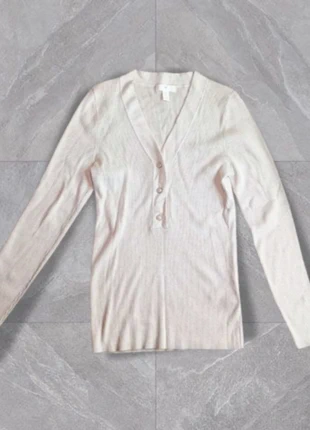 white light academia coquette pullover sweatshirt H&M women L - maglione scollo a V donna taglia L, marke: H&M, zustand: Sehr gut, größe: L / 40 / 12, 5,00 €, 5,95 € inklusive Vinted-Käuferschutz