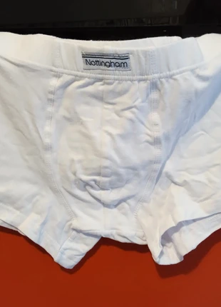 Boxer bianco nuovo tg S, merk: Nottingham, staat: Nieuw met prijskaartje, maat: S, € 4,49, € 5,41 inclusief Kopersbescherming