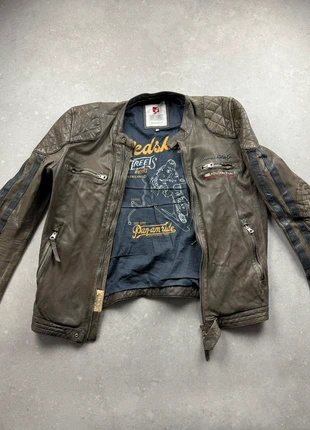 Veste Redskins en cuir – Marron vieilli – Homme – Taille XL, brand: Redskins, condition: Satisfactory, size: XL, €44.00, €46.90 includes Buyer Protection