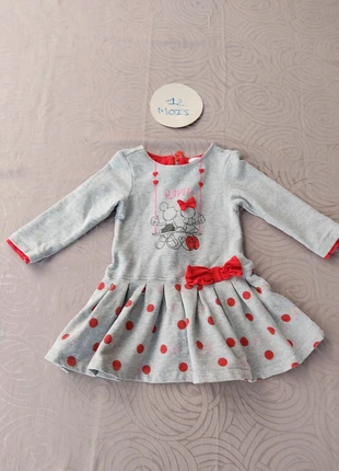 Robe à manches longues 12 mois minnie de chez orchestra, brand: Disney, condition: Very good, size: 9-12 months / 74 cm, €4.00, €4.90 includes Buyer Protection