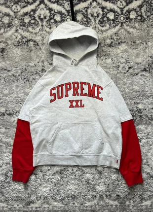 Supreme Sweat à capuche XXL Gris cendré, marke: Supreme, zustand: Sehr gut, größe: M, 130,00 €, 137,20 € inklusive Vinted-Käuferschutz