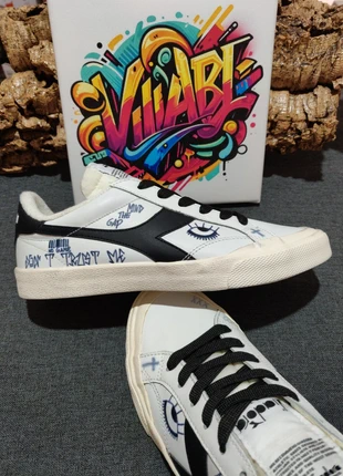 Diadora Game Low Graffiti Art Sneakers n.38.5 🤍, marca: Diadora, estado: Nuevo con etiquetas, tamaño: 38.5, 29,99 €, 32,19 € Protección al comprador incluida