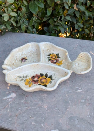 Plat à compartiments vintage forme poisson, marca: Vintage, estado: Muito bom, €12.00, €13.30 inclui Proteção do Comprador Pro