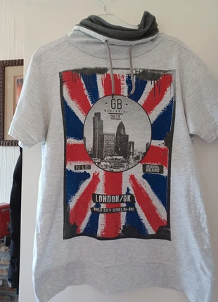 Tee-shirt imprimé Londres, merk: Cedar Wood State, staat: Goed, maat: L, € 2,00, € 2,80 inclusief Kopersbescherming